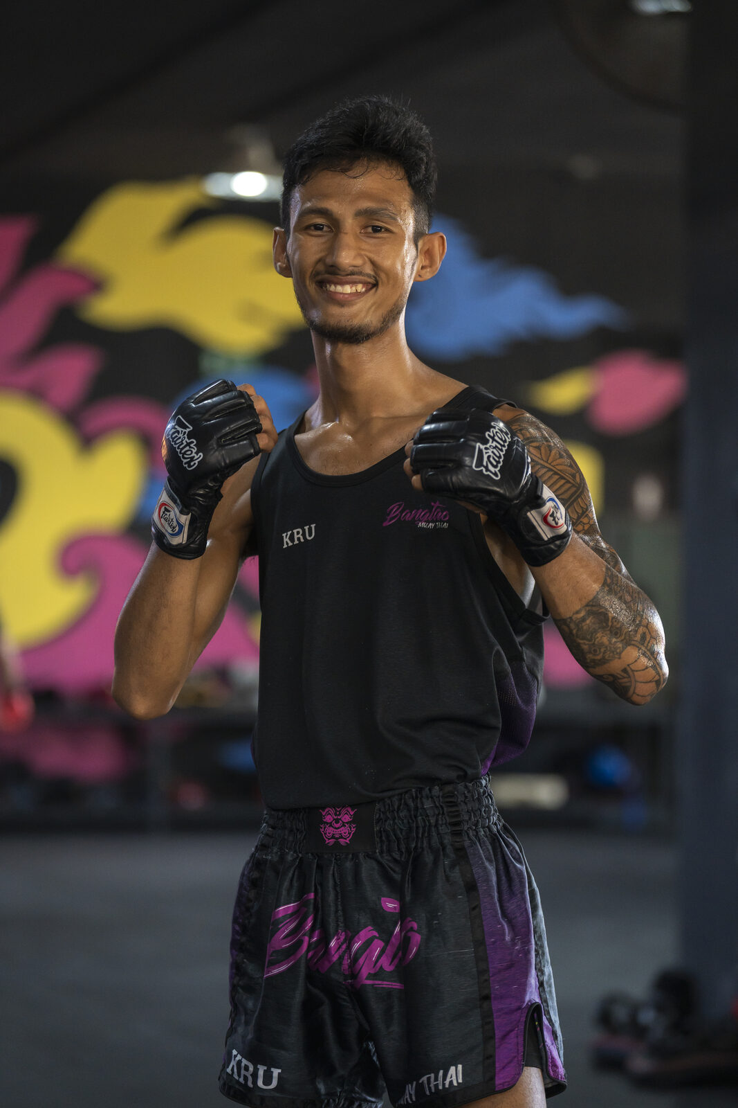 Kru de Muay Thai tailandés en Bangtao Muay Thai & MMA