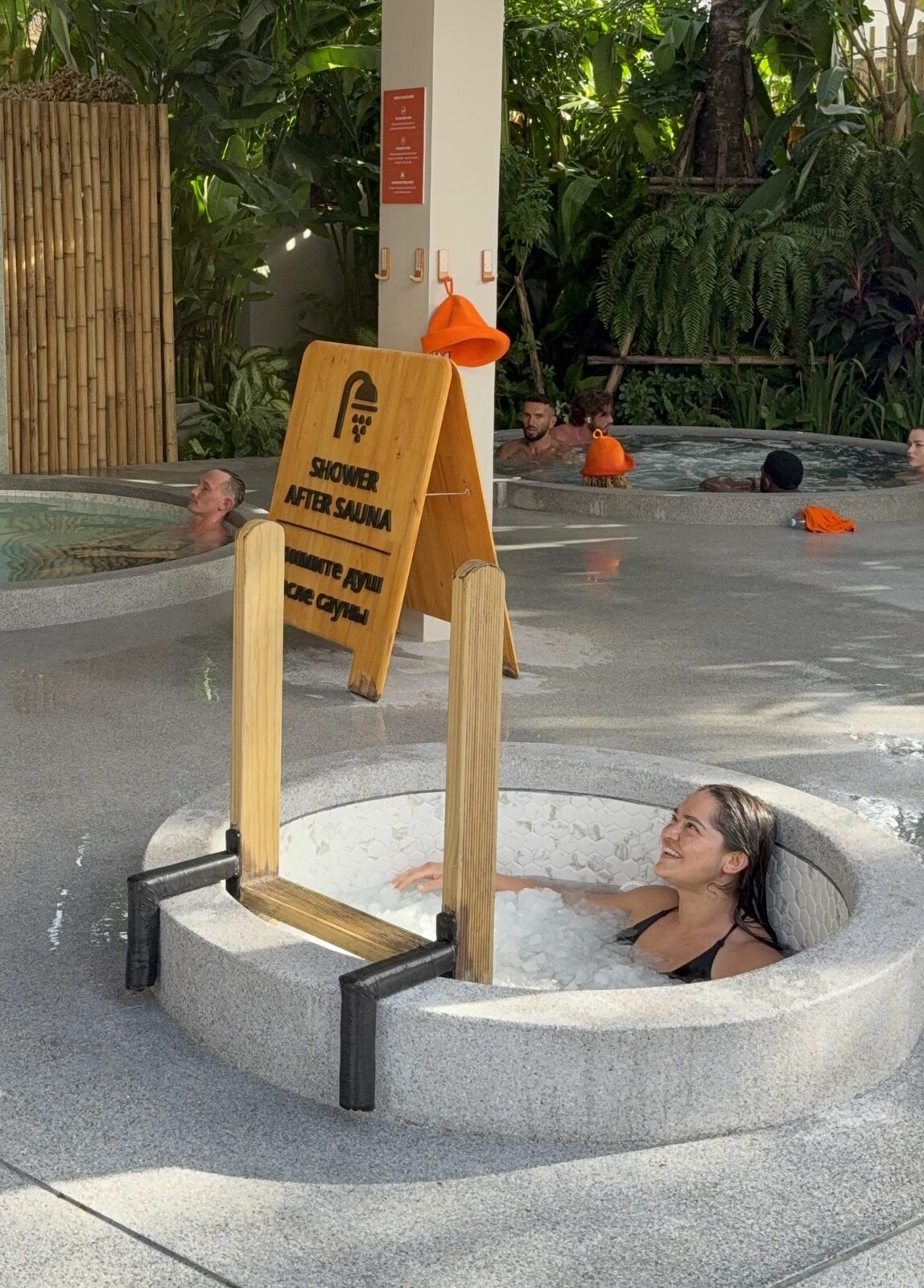 Spa durante el camp